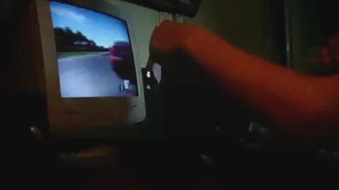Playing Nfs Shift With Gembird STR-Raceforce.mpg