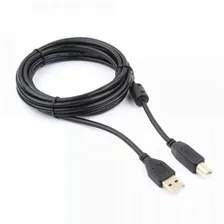 Кабель USB(A)шт. - USB(B)шт. 3 м с фильтрами GOLD Gembird CCF-USB2-AMBM-10