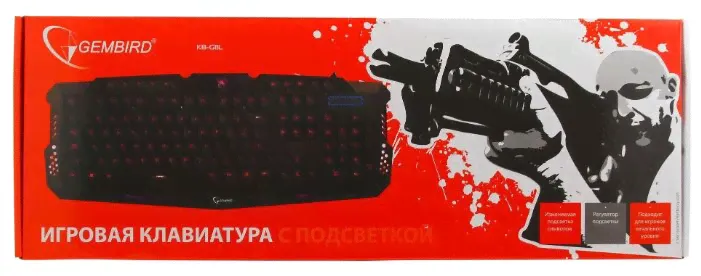 Клавиатура Gembird KB-G11L Black USB-0
