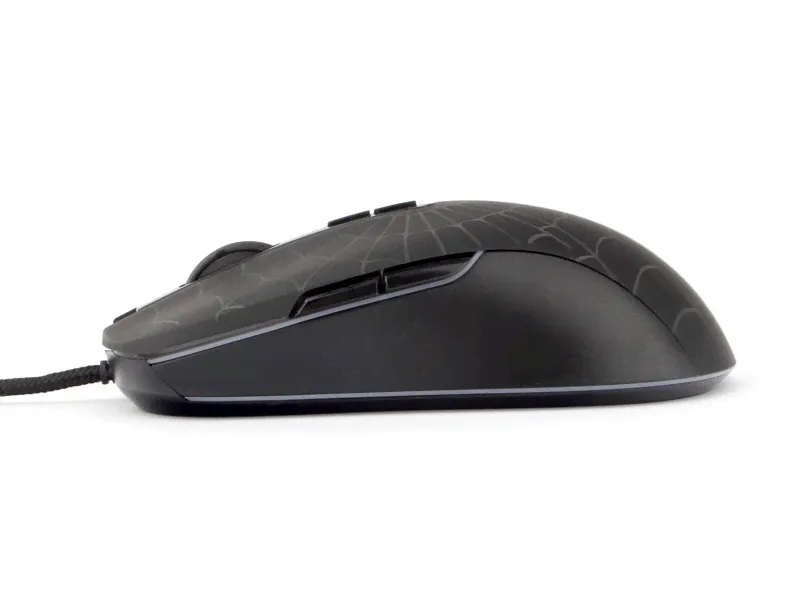 Мышь игровая Gembird MG-560 USB черный паутина 7 кн 3200 DPI подсветка 6 цветов