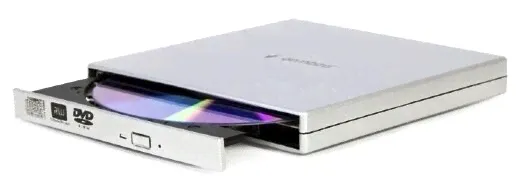 Внешний привод Gembird DVD-USB-02-SV USB 2.0 пластик, серебристый (115681)
