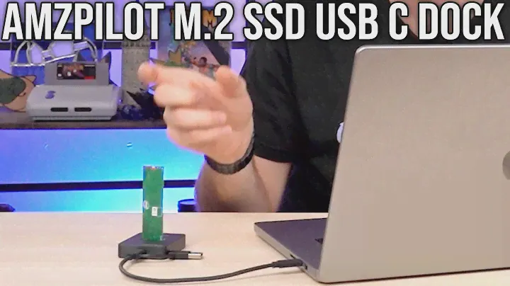 AMZPILOT M.2 NVMe & SATA to USB C Docking Station