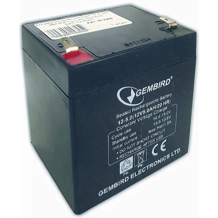 Аккумуляторная батарея Gembird BAT-12V5AH, клеммы F1, 5 А/ч, 12 В