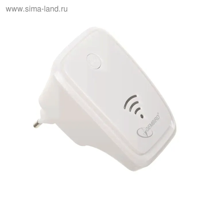 Беспроводной WiFi ретранслятор Gembird WNP-RP-002-W 300Mbps, белый