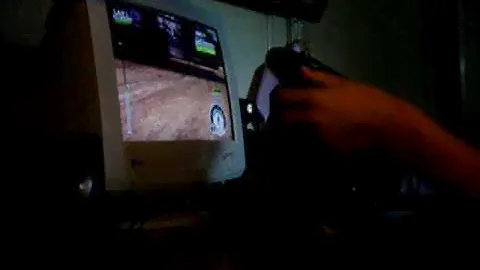 Playing Colin Mc Rae Dirt 2 With Gembird STR-Raceforce.mpg