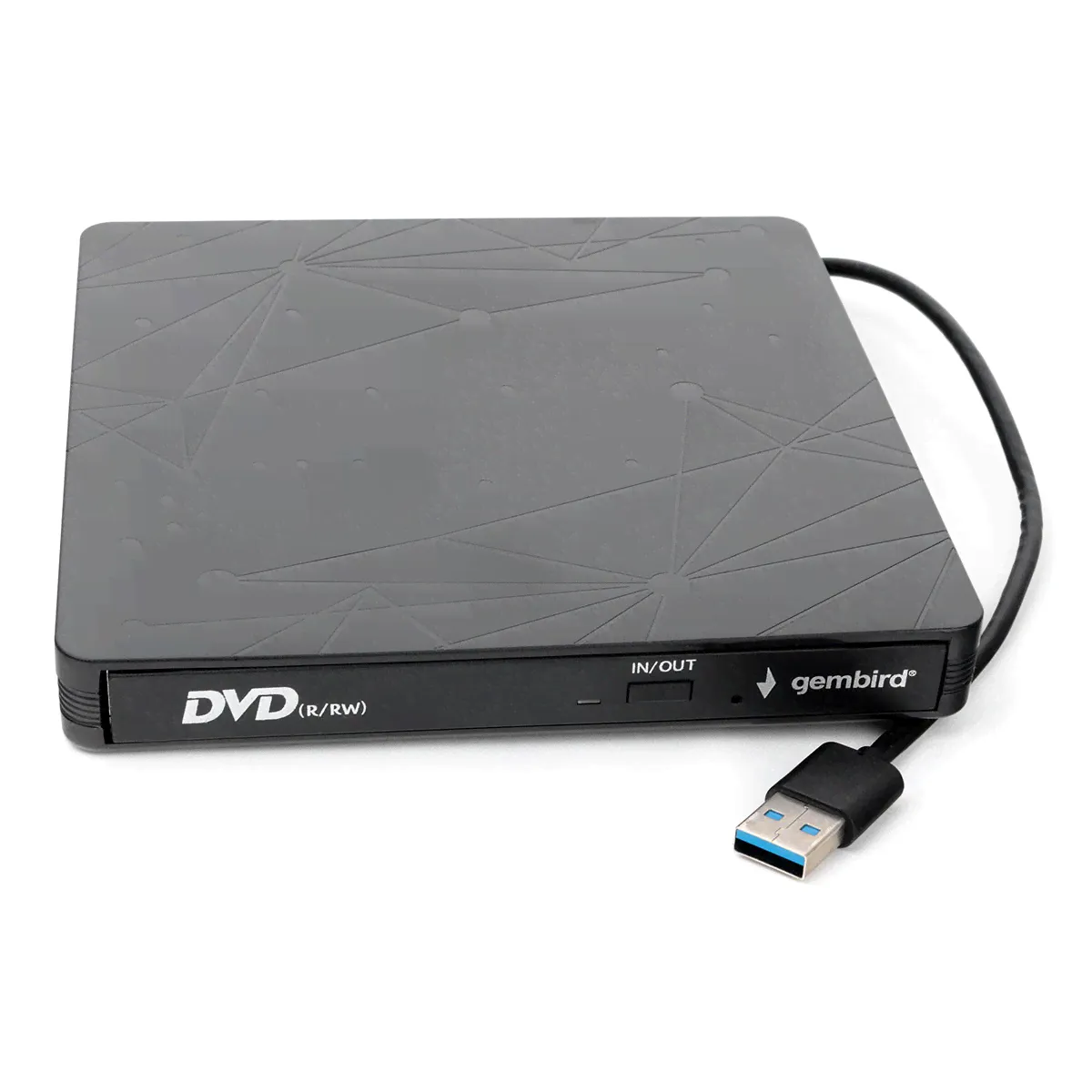 Оптический привод Gembird USB 3.0 DVD-USB-03 пластик, черный-0