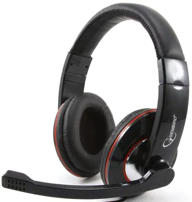 Наушники с микрофоном Gembird MHS-780B, черный-0