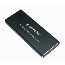 Обзор на Внешний корпус для SSD M2 Gembird EEM2-SATA-1 металл, черный