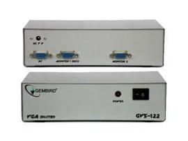Сплиттер VGA Gembird GVS122 HD15M/2x15M, 1комп.-2 монитора