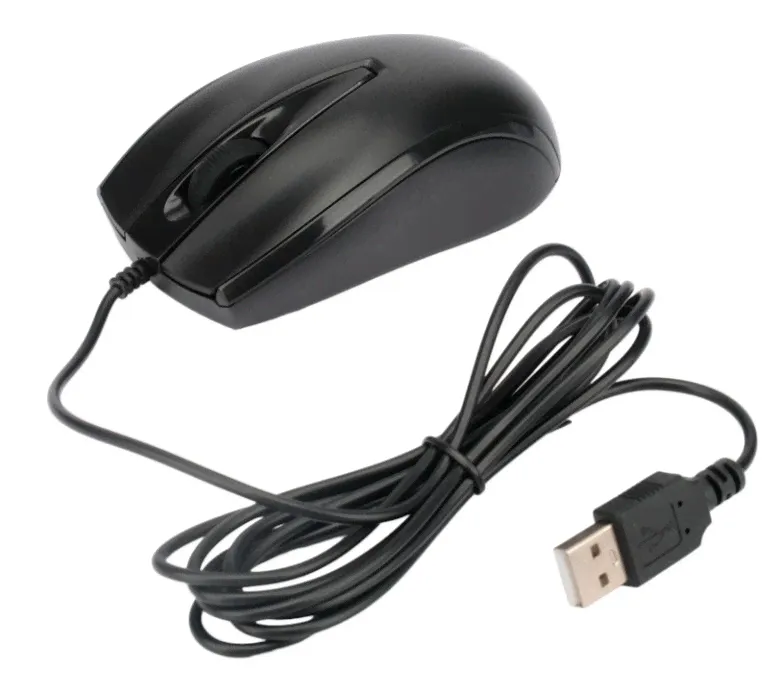 Мышь проводная Gembird MOP-110, черный, USB-0