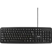 Клавиатура Gembird KB-8320U-BL черный,USB, 104 клавиши RU