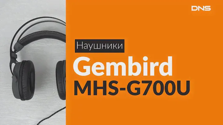 Распаковка наушников Gembird MHS G700U  / Unboxing Gembird MHS G700U