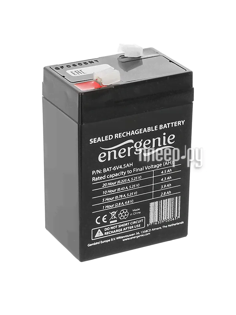 Аккумулятор для ИБП Gembird BAT-6V4.5AH/20HR