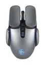 MGW-500 Мышь игровая Gembird MGW-500, 2,4 ГГц, 2400 DPI, 7 кн., RGB-подсветка, серая