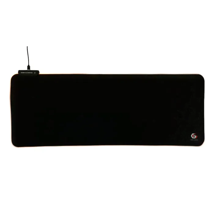 Коврик для мыши Gembird MP-LED-80-30, игровой, 800x300x3 мм, подсветка, чёрный-0