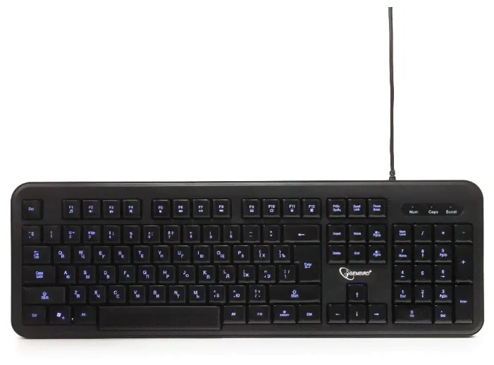Клавиатура Gembird KB-200L Black USB-3