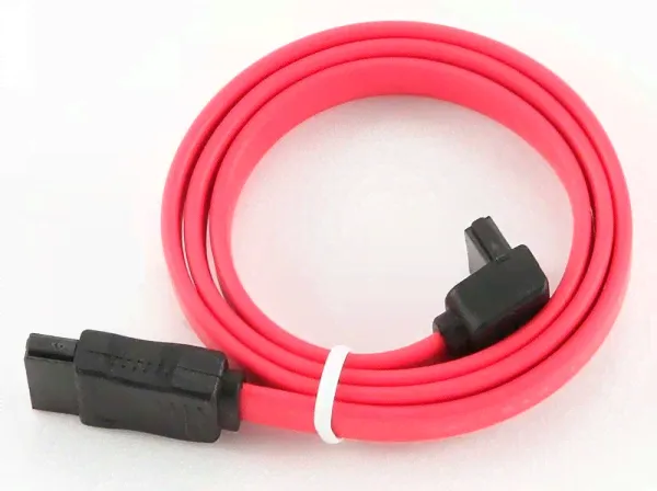 Кабель интерфейсный, SATA - SATA, GEMBIRD CC-SATA-DATA90, угловой разъем, 50 см