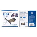 Переходник Gembird (MF-PCIE-NVME-SATA)-4