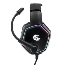 MHS-GX15 Гарнитура игровая Gembird MHS-GX15, мембр. 50 мм, подсветка, рег. гром., рег.оголовье, каб. 2,1 м