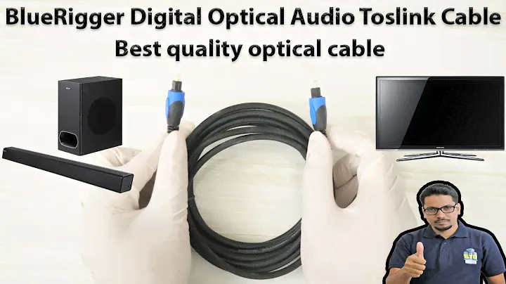 Hindi || BlueRigger Digital Optical Audio Toslink Cable review | Best quality optical cable