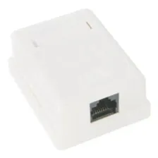 Информационная розетка накладная Gembird NA212 RJ45 (8p8c) белая