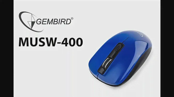Беспроводная мышь Gembird MUSW-400-B