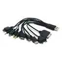 Адаптер USB Gembird A-USBTO10 для зарядки смартфонов