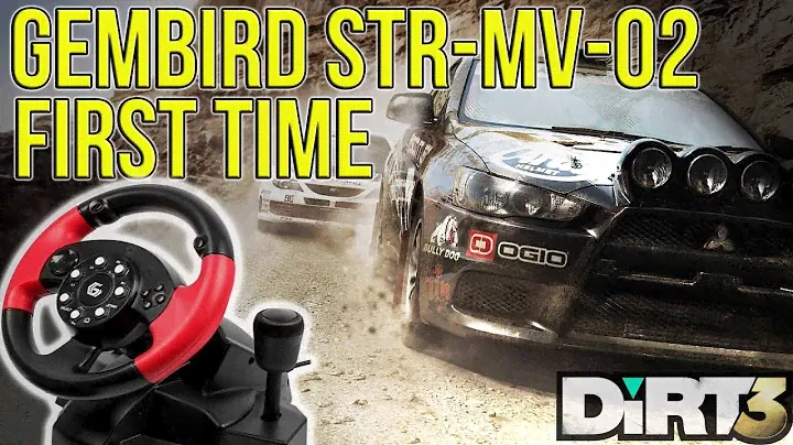 DIRT 3 With Gembird STR MV-02 Steering (Wheel First Time)