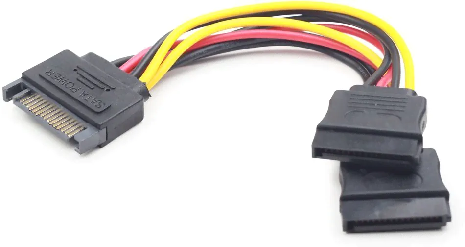 Разветвитель Gembird SATA - 2x SATA, 0.15м (CC-SATAM2F-01)-0