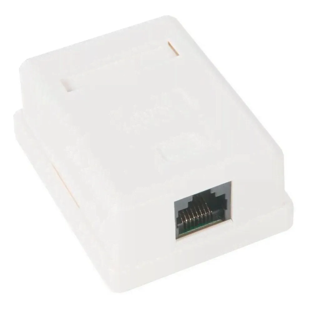 Розетка GEMBIRD NA212 RJ-45 кат.5e внешняя 1 порт, 110&amp;Krone